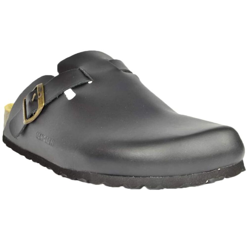 Sanosan Mens Berlin Nappa Leather Sandals / Black